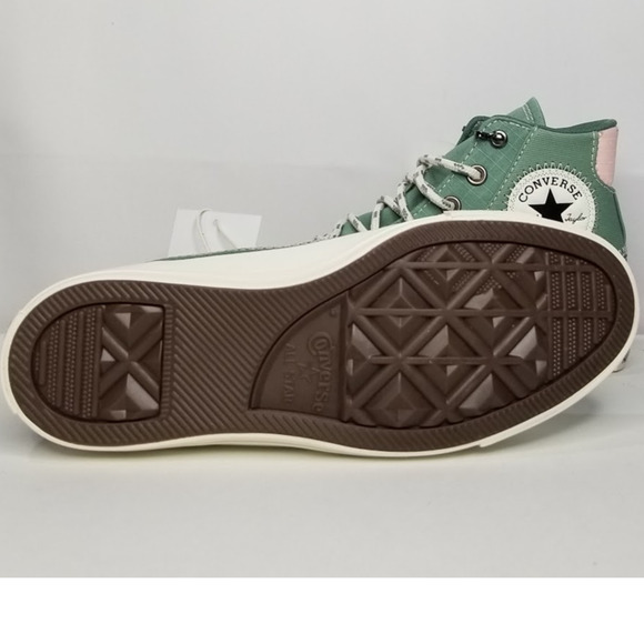 Converse Unisex CTAS Patchwork Hi Tops Women Size  6.5 Herby Egret  A06487C NWT - Picture 8 of 9